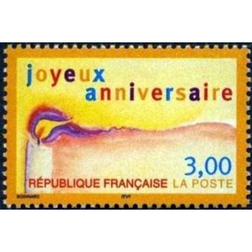 1 Timbre France 1998, Neuf - Joyeux Anniversaire- Yt 3141