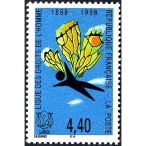 1 Timbre France 1998, Neuf - Ligue Des Droits De L'homme - Yt 3149