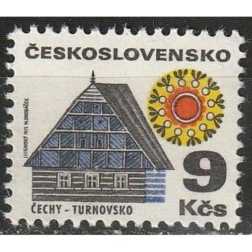 Timbre Neuf** Tchécoslovaquie : Série Vieux Bâtiments "Cechy-Turnovsko" 1971 N° 1838