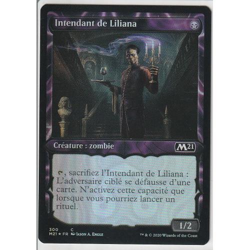 Carte Magic - Intendant De Liliana - 300 - Foil - Édition De Base 2021 - Collector