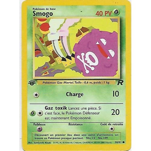 Smogo 58/82 Set Team Rocket Fr