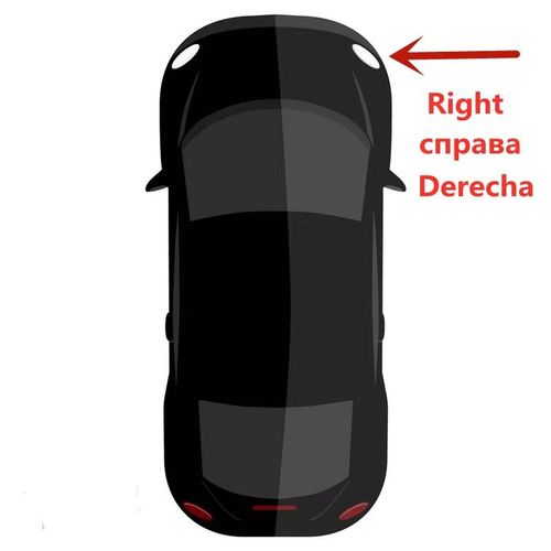 Couvercle De Lentille De Lumière De Sauna De Voiture,Masque De Coque D'abat-Jour De Remplacement,Volkswagen Vw Contrasting Rocco 2009-2016,Yczb02841 - Type 1 Piece Right