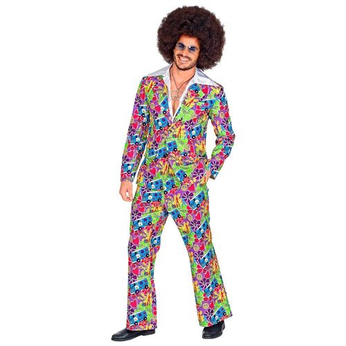 D?Guisement Seventies Flower Power Van Homme