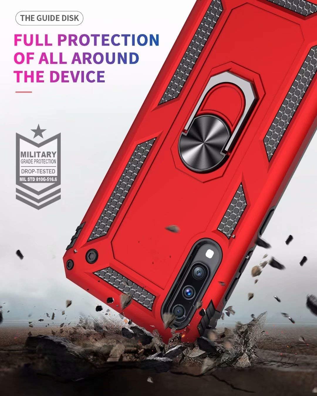 Coque Samsung Galaxy A70 Avec Aimant Anneau Support, 360 Do... - 7