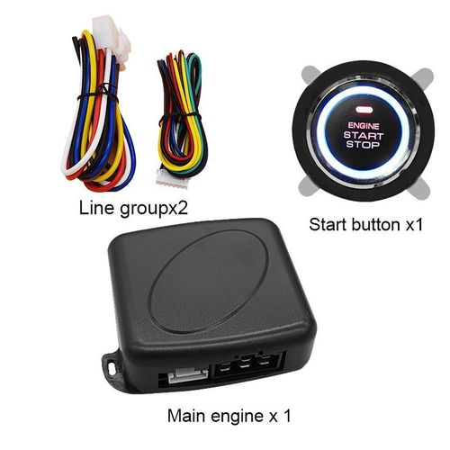 Système De Démarrage À Une Clé Sans Clé Pour Voiture,Allumage Automatique Du Moteur 12v #A