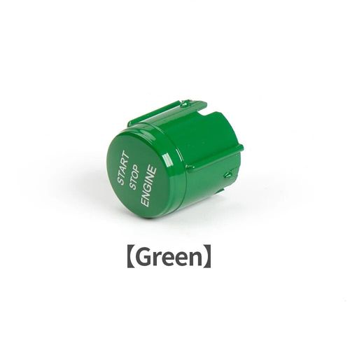 Garniture De Démarreur De Voiture Pour Land Rover Freelander 2 2010-2015,Couvercle De Bouton De Démarrage Du Moteur De Voiture,Autocollants De Commutateur D'arrêt,Décoration De Voiture - Type Green
