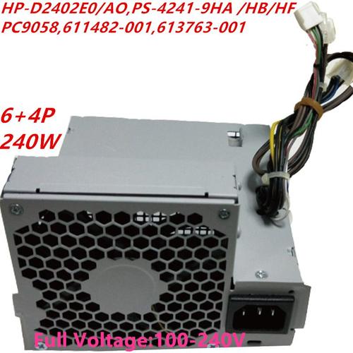 bloc d'alimentation d'origine pour HP 6000 6005 6200 6300 8000 8100 8200 240W Alimentation HP-D2402AO PS-4241-9HA PC9058 PC8027 PC8019 PC9055 - Type 150W-250W