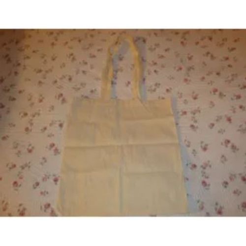 Sac en Tissu de Coton Écru 37x41 Cm