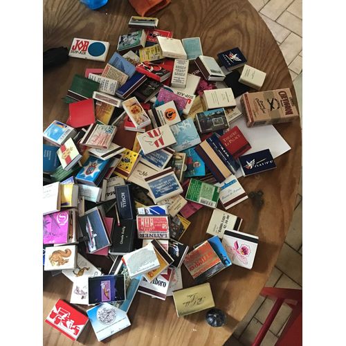 Boite Allumettes Lot Marlboro Martini Camel