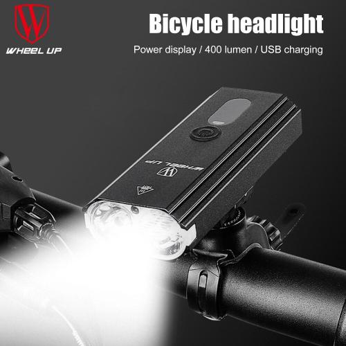 Lampe De Vélo Étanche À La Pluie, Charge Usb 2xl2, Phare Intelligent Portable Pour Vtt, Lampe De Poche Ultralégère, Essentiel Pour Rid