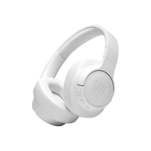 JBL TUNE 710BT - Écouteurs avec micro - circum-aural - Bluetooth - sans fil, filaire - jack 3,5mm - blanc