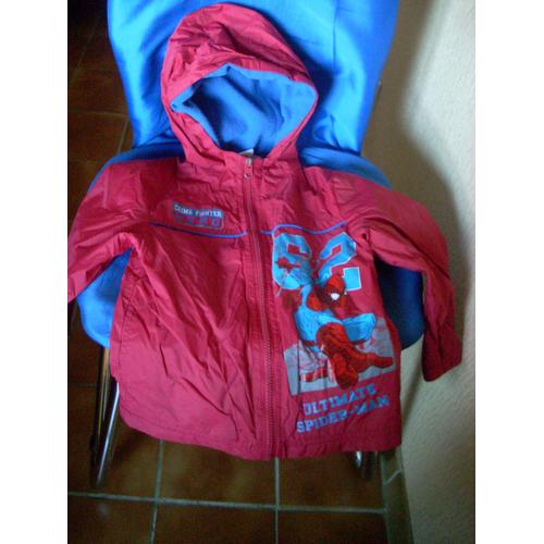 Parka À Capuche Spiderman 4 Ans.