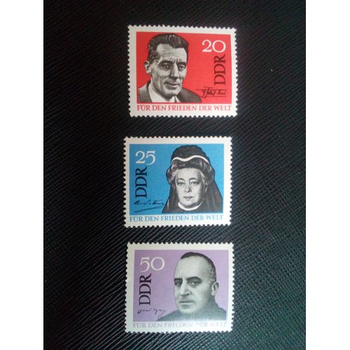 Timbre Allemagne / Rda Yt 752 A 754 Séries: Paix Mondiale 1964 ( 0050305 )