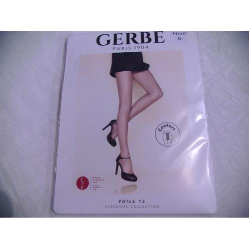 Gerbe Collant Voile 15 Noir