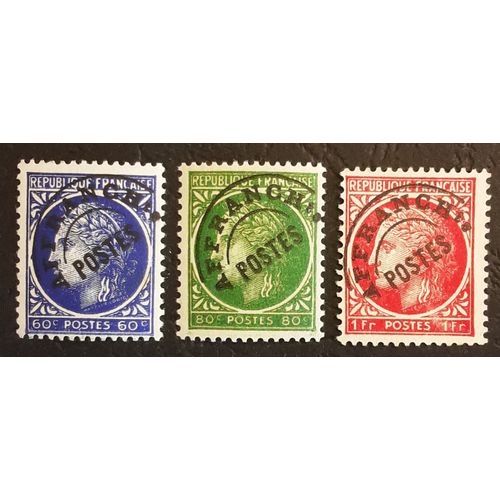 Timbre France Préoblitéré Neuf , Y&t N° 87 , 88 , 90 , Non Oblitéré .