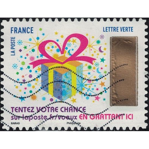 France 2017 Oblitéré Used Timbre À Gratter N° 1 Cadeau Y&t 1490