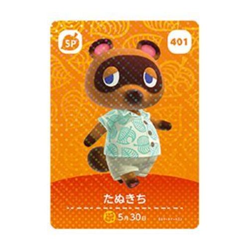 Carte Nfc Amiibo Animal Crossing New Horizons Tom Nook 401 Compatible Avec Nintendo Switch Lite Wii U 3ds