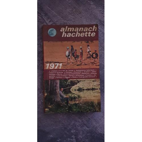 Almanach Hachette 1971