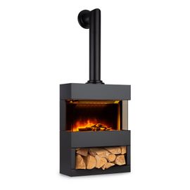 Klarstein Zermatt - Cheminée électrique 900-1800w - simulation de flamme