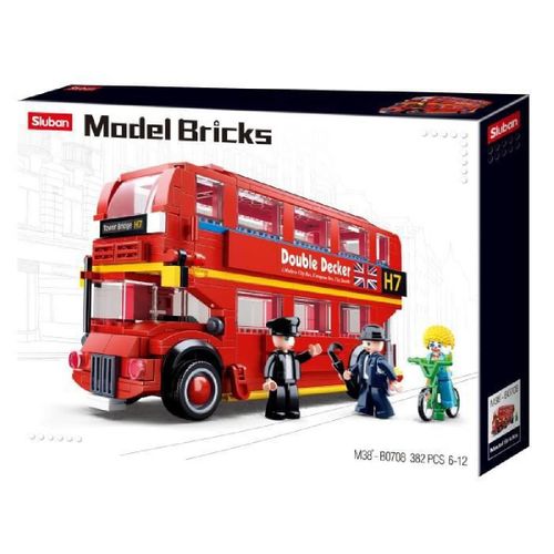 Sluban - Jeu Bus Londonien A Deux Étages - M38-B0708