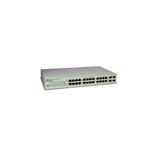 Allied Telesis AT GS950/10PS V2 - Commutateur - intelligent - 8 x 10/100/1000 (PoE+) + 2 x 1000Base-X - de bureau, Montable sur rack, fixation murale - PoE+ (75 W)