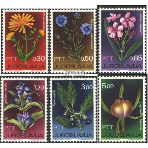 Yougoslavie 1200-1205 (Édition Complète) Neuf 1967 Yougoslave Flora