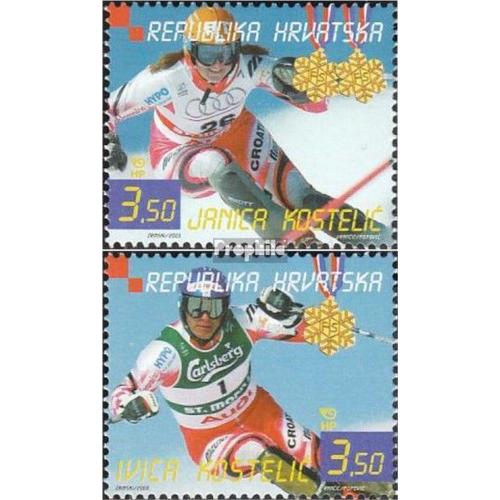 Croatie 645-646 (Édition Complète) Neuf 2003 Alphine Ski-Wm