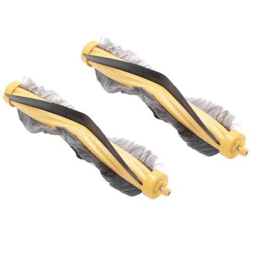 vhbw 2x Brosses, set de rouleaux remplacement pour Ecovacs D-S821 pour aspirateur robot - brosse principale