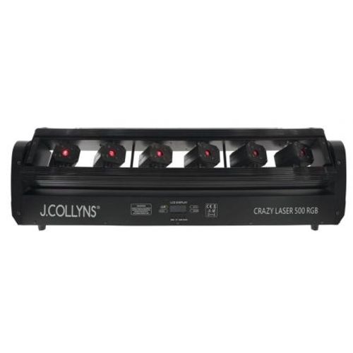 J.COLLYNS - CRAZY LASER 500 RGB - Barre 6 Lasers RGB