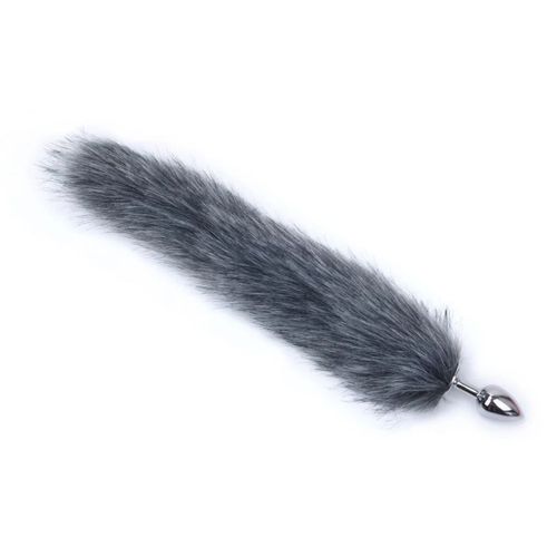 Masque De Renard En Métal Pour Femme,Jouets Sexuels,Cosplay,Queue,Plug Anal,Anus,Demi-Masque De Chat,Fête,Sexy,Adulte,Jeu,Bdsm - Type Stainless Gray