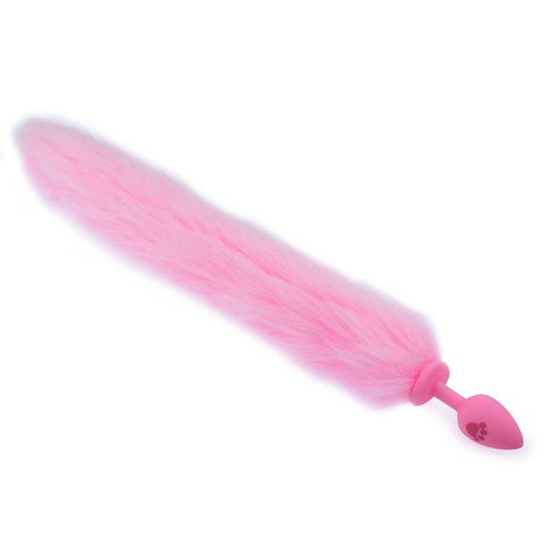 Masque De Renard En Métal Pour Femme,Jouets Sexuels,Cosplay,Queue,Plug Anal,Anus,Demi-Masque De Chat,Fête,Sexy,Adulte,Jeu,Bdsm - Type Silicone Pink2