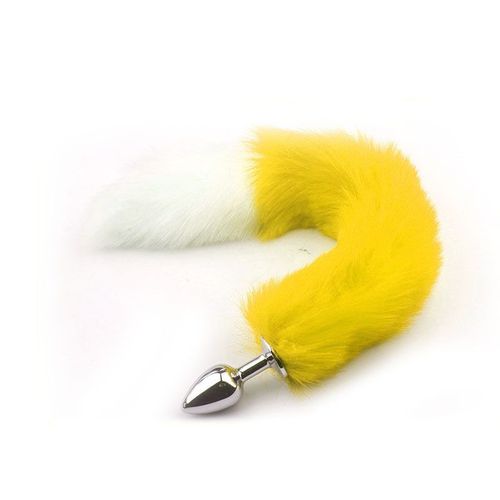 Masque De Renard En Métal Pour Femme,Jouets Sexuels,Cosplay,Queue,Plug Anal,Anus,Demi-Masque De Chat,Fête,Sexy,Adulte,Jeu,Bdsm - Type Stainless Yellow2