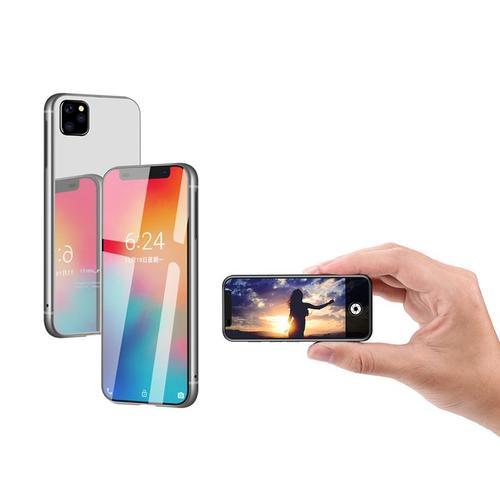 Melrose 2019 3.4 pouces Android 8.1 Face ID Dual SIM 8 Go Blanc