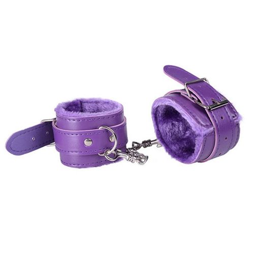 Masque De Renard Cosplay Pour Femme,Jouets Sexuels,Queue,Plug Anal,Métal,Anus,Demi-Masque De Chat,Fête,Sexy,Adulte,Jeu,Bdsm - Type Handcuffs Purple