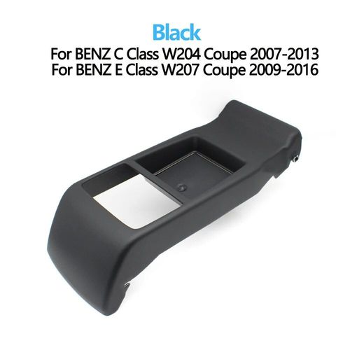 Accoudoir De Console Centrale De Siège Arrière De Voiture,Porte-Gobelet,Housse De Rangement Pour Mercedes Benz Classe C E Coupé,W204,W207,C180,C250,E350,E500 - Type Black