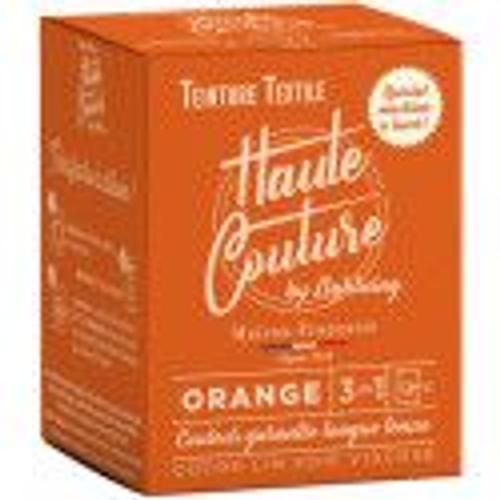 Teinture textile orange colorant + sel + fixateur HAUTE COUTURE LIGHTNING