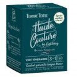 Teinture textile vert emeraude colorant + sel + fixateur HAUTE COUTURE LIGHTNING