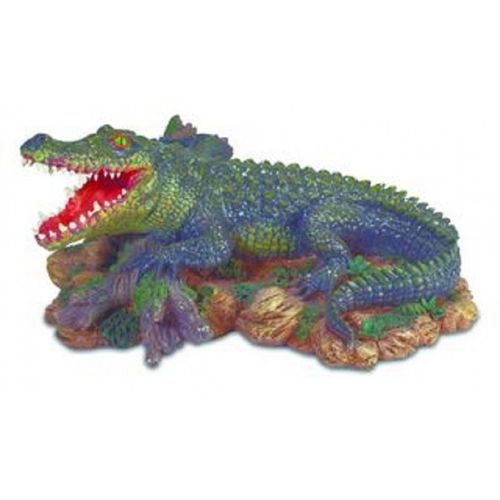 Figurine Résine Alligator 21/16,5/10 Cm