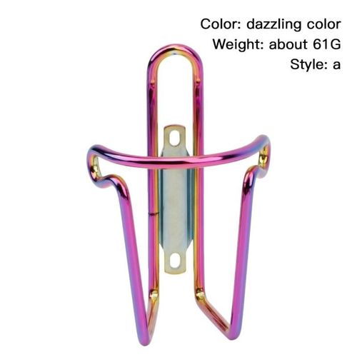 Support de bouilloire en alliage d'aluminium coloré, pour vélo de montagne, porte gobelet d'eau, équipement d'équitation, été 2021