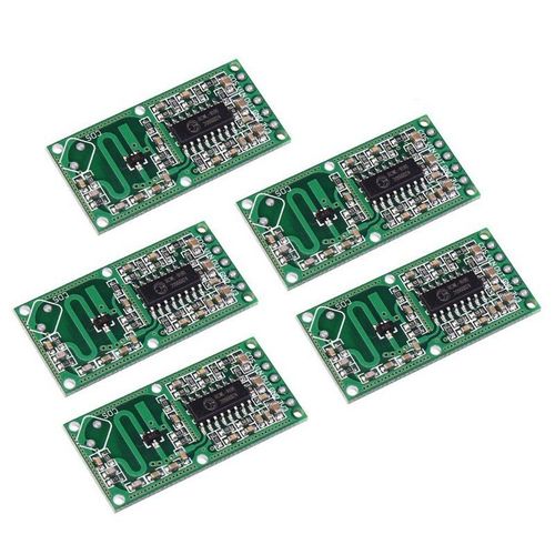 Capteur Radar micro ondes RCWL 0516, 5 pièces, Module interrupteur intelligent, Induction du corps humain, Distance de détection 5 7M 4 28V 100mA