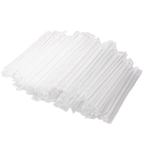 Pailles Jumbo pour Smoothie, 300 pièces, en plastique transparent, pour boisson au Milkshake, pour Bubble Tea, pour fruits