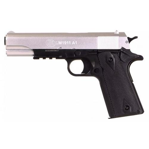 Colt 1911 Métal Slide Dual Tone Silver/Black (Cybergun)