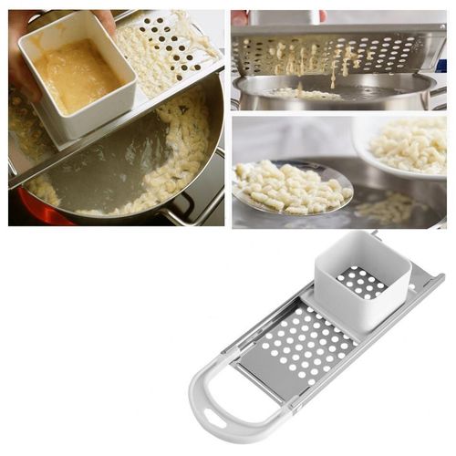 Machine à pâtes avec lames en acier inoxydable, manuelle, à faire des nouilles, des boulettes, outils et accessoires de cuisine