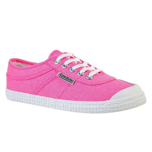 Kawasaki Footwear Original Neon Canvas Shoe Knockout Pink