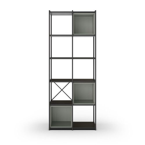 Etagère En Bois Et Métal 70,50x179cm - Vert