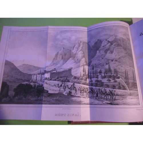 Proche-Orient Geramb Pèlerinage À Jérusalem & Mont Sinaï En 1831 À 1833 Éd. Originale 1836 3 Volumes Gravure Lithographie Cartes Dépliantes Voyage Egypte Palestine Syrie Liban