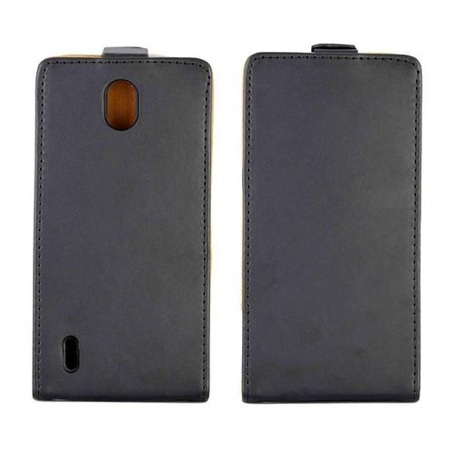 Flip Vertical Étui Pour Nokia 1.3 Style D'affaires Cuir Tpu Fente Pour Carte Housse De Protection - Noir