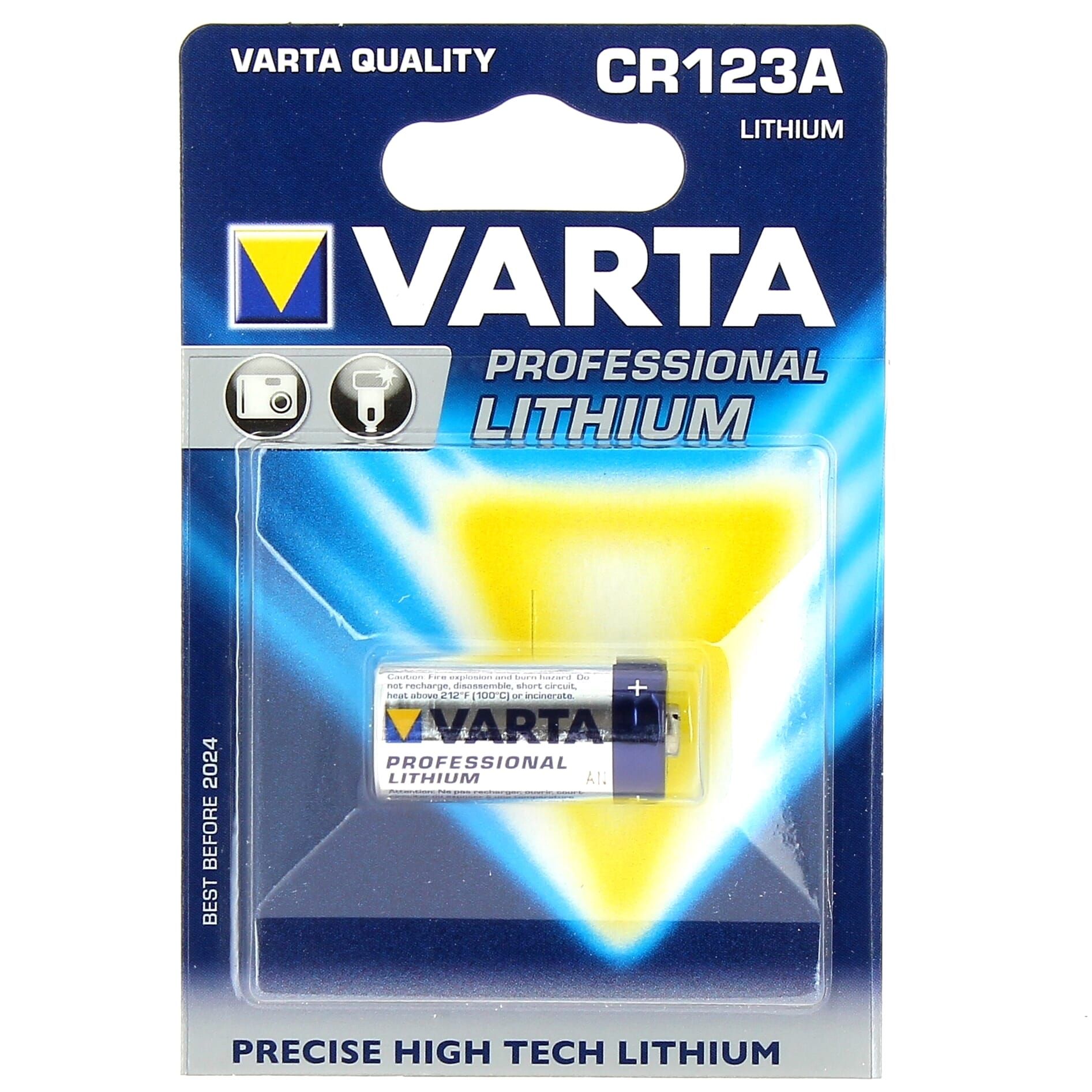 Pile cr123 3v photo pour Appareil photo Varta