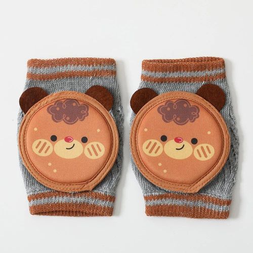 Genouillères Pour Nouveau-Né,Protège-Coudes Pour Enfants,Garçons Et Filles,Jambières D'été,Genouillère,Accessoires De Sécurité Pour Bébé - Type Brown Bear-0-3 Years Old