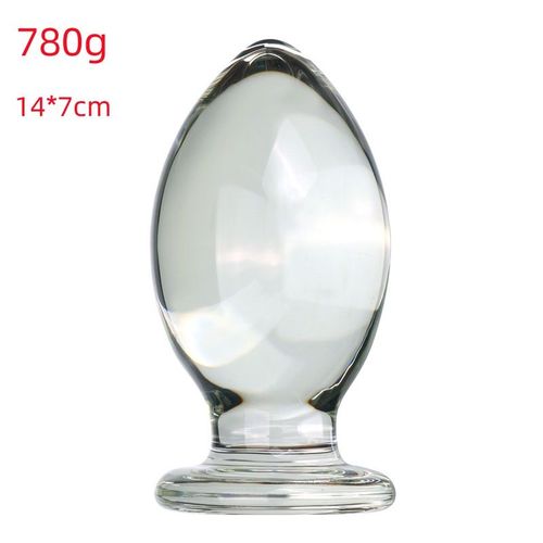 Nokia-Bouchons Anaux En Verre Hppy,Mastjaune Ator,Extension Training,Lesbian Gay,Sm,Bdsm Sex Toys,Grand,780g,Diamètre 7cm,Style ?Uf De Canard - Type 780g